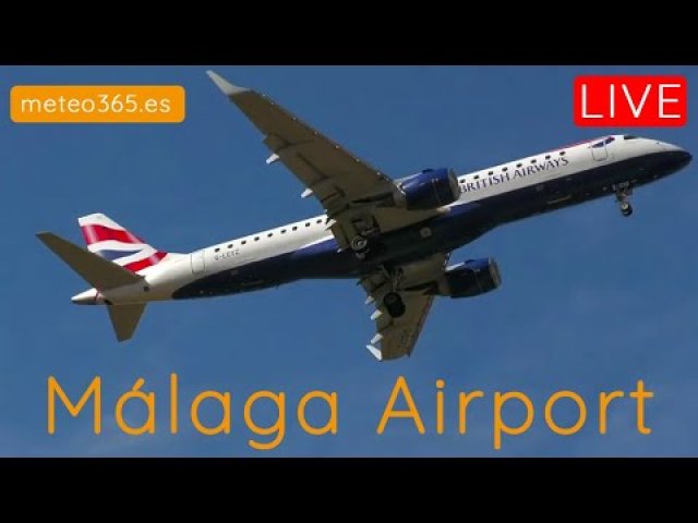 Malaga Airport Runway Activity