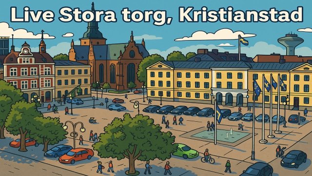 Kristianstad Stora Torg Square