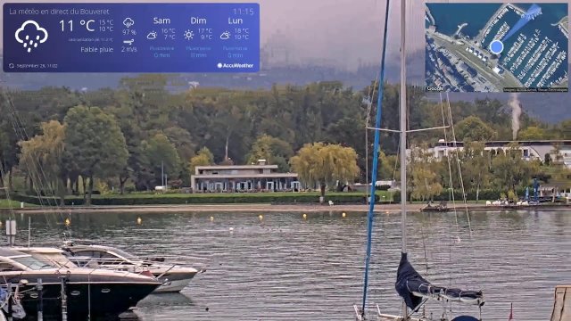 Bouveret Lake Geneva Harbor View