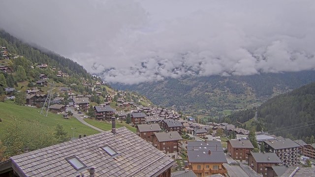 Grimentz Alpine Village Panorama