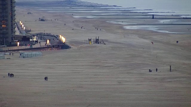 Panoramic Oostende Beach Vista