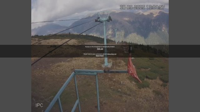 Black Peak Ski Lift Summit View