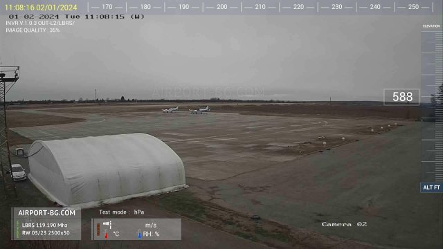 Ruse Airport Runway Action