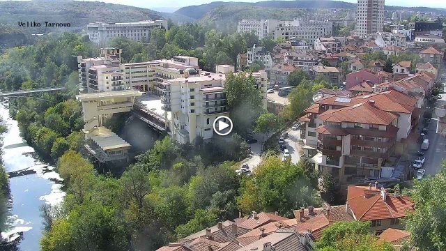 Yantra River and Village Panorama in Veliko Tarnovo