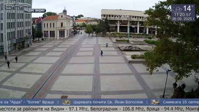 Panoramic Vidin City Center View