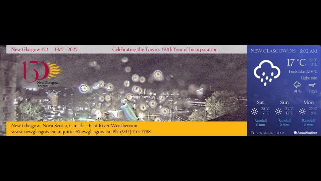 East River Panorama in New Glasgow