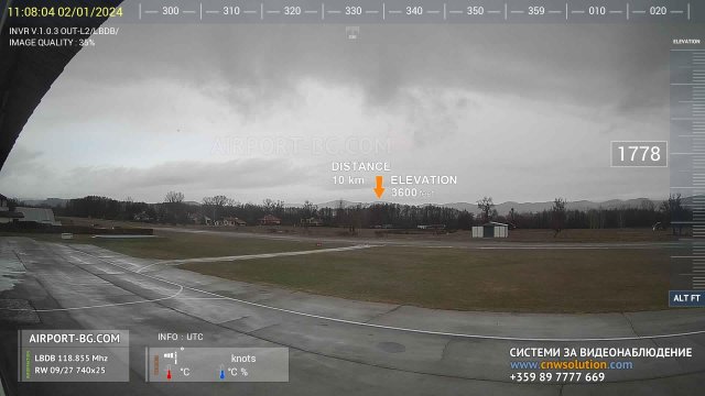 Dolna Banya Airport Overlook