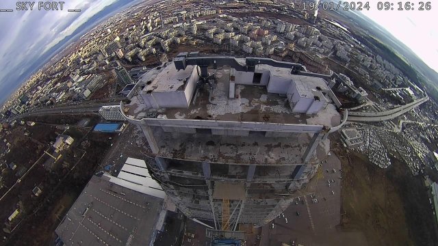 Sofia Sky Fort Skyscraper Panorama