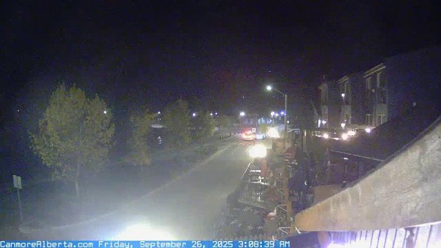 Ha Ling Peak Vista from Canmore Pub