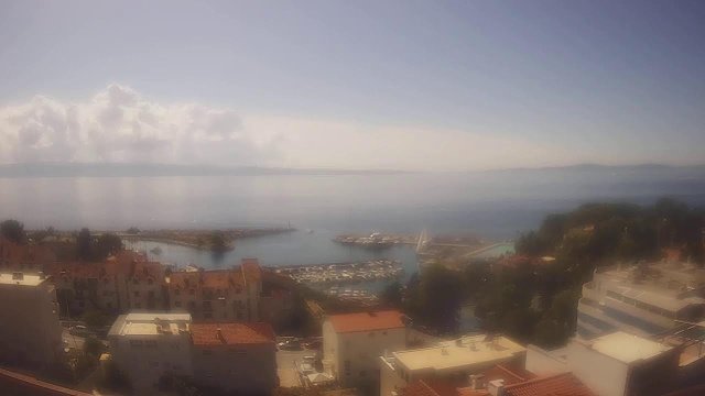 Split's Bustling Marina Panorama